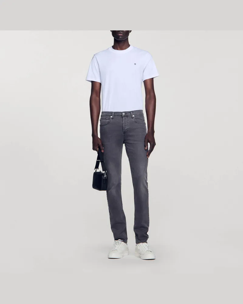 Sandro Jeans grau verwaschen Grau