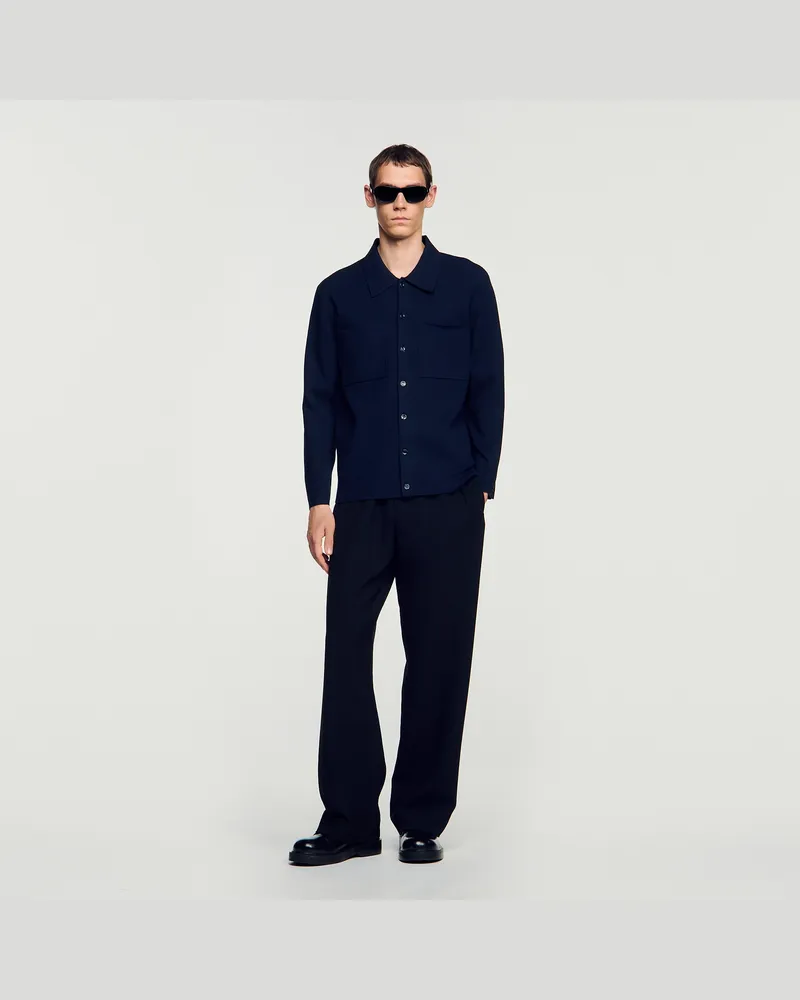 Sandro Cardigan-Jacke Marine