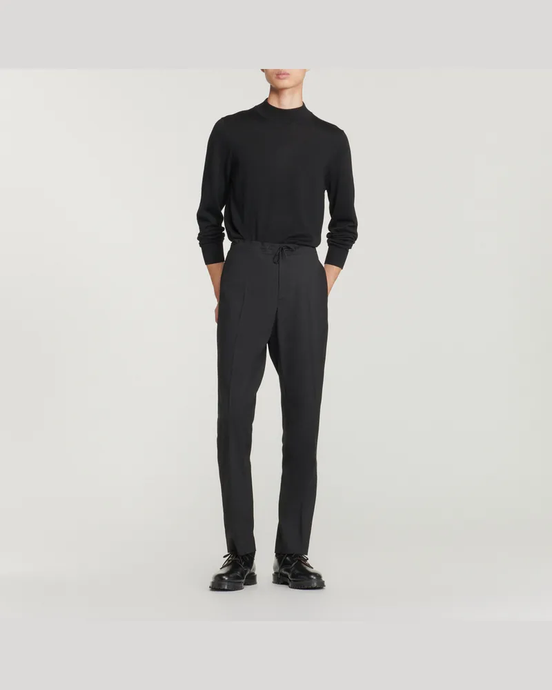 Sandro Hose mit elastischem Taillenbund Schwarz