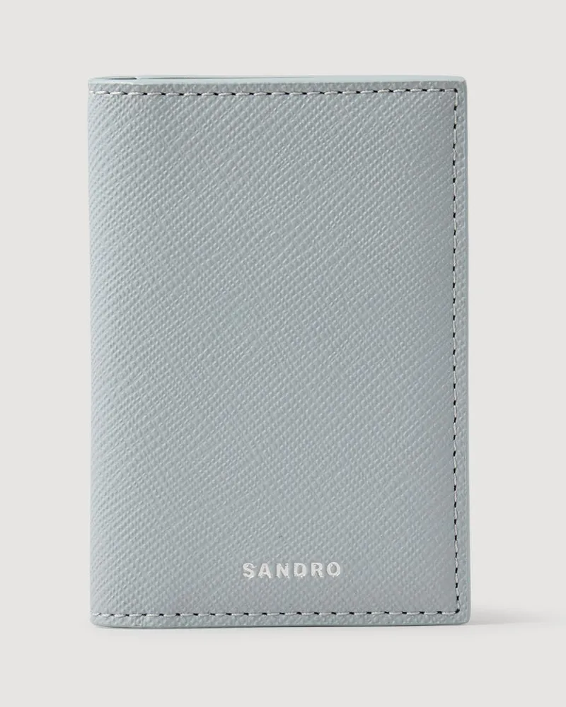 Sandro Brieftasche aus rekonstituiertes Leder Himmel