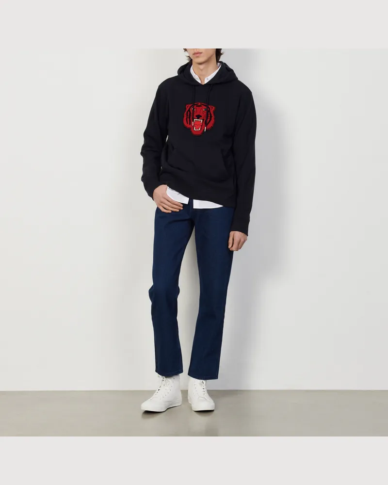 Sandro Hoodie mit Patch Marine