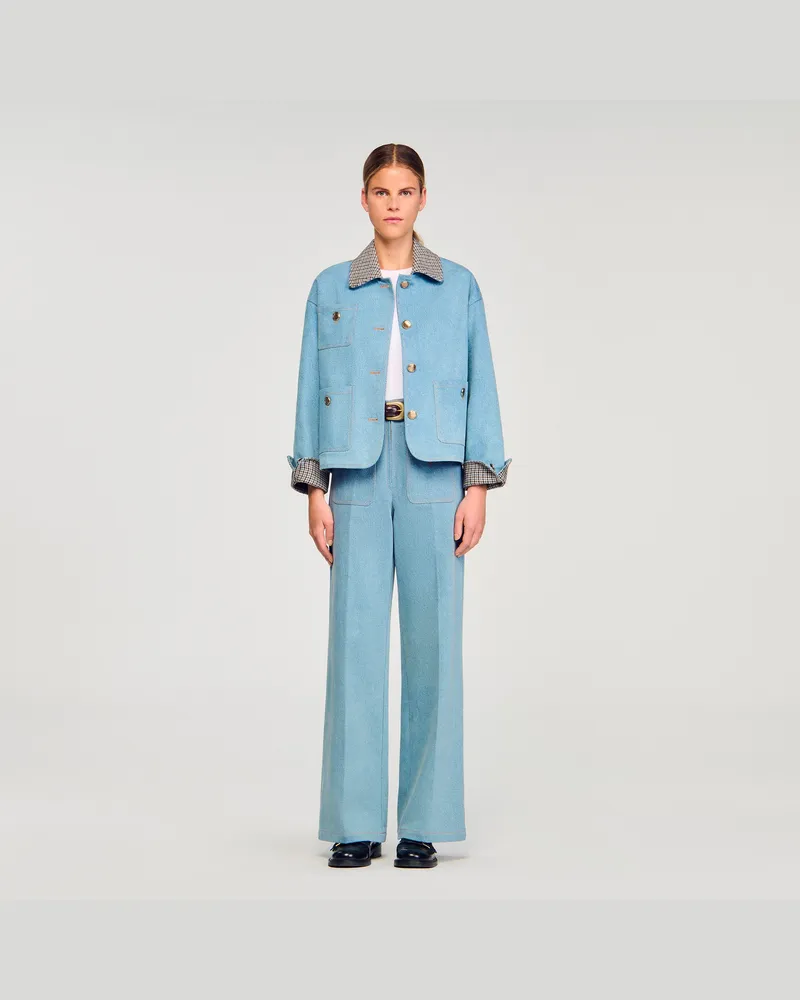Sandro Jeansjacke Jeansblau