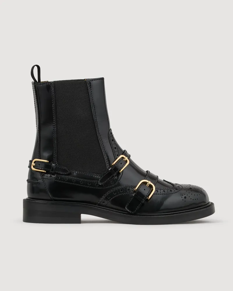 Sandro Chelsea-Stiefeletten Schwarz