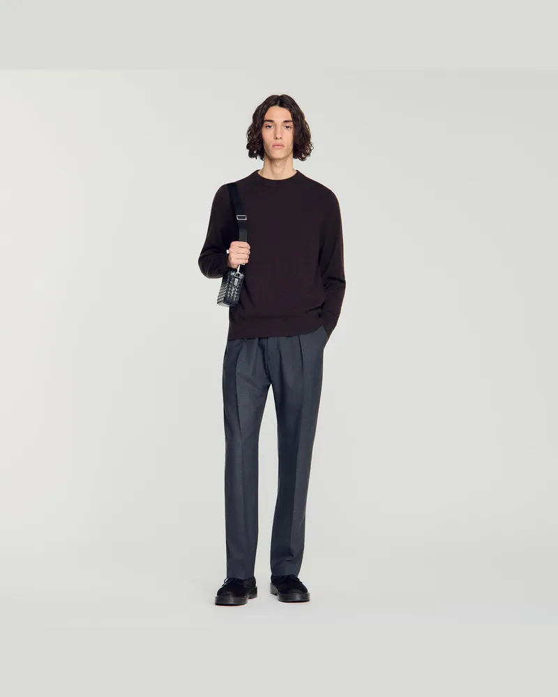 Sandro Kaschmirpullover Schokolade
