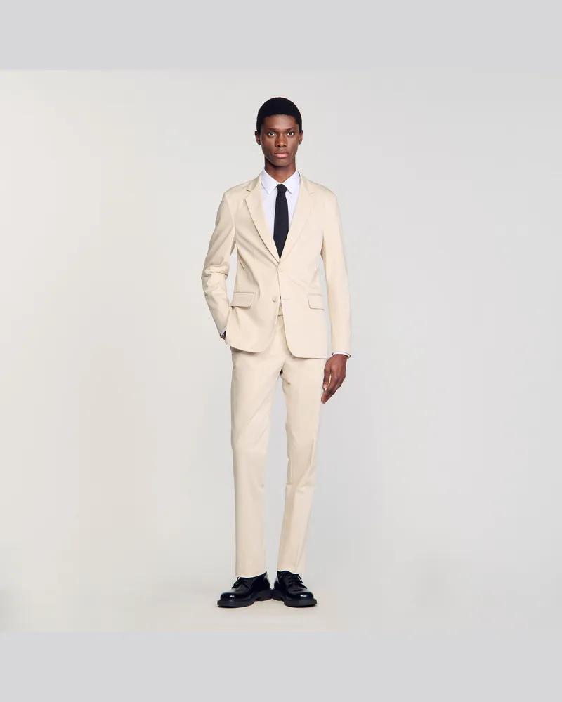 Sandro Anzugjacke Ivoire.
