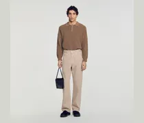 Überfärbte Baggy-Jeans