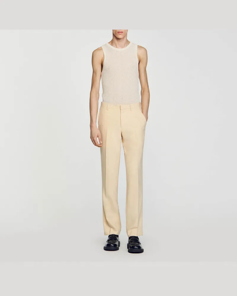 Sandro Anzughose Beige