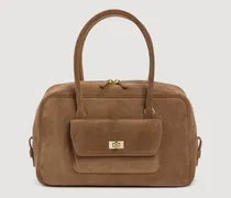 EZMEH Tasche aus Wildleder