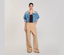 Jeansjacke mit Nieten