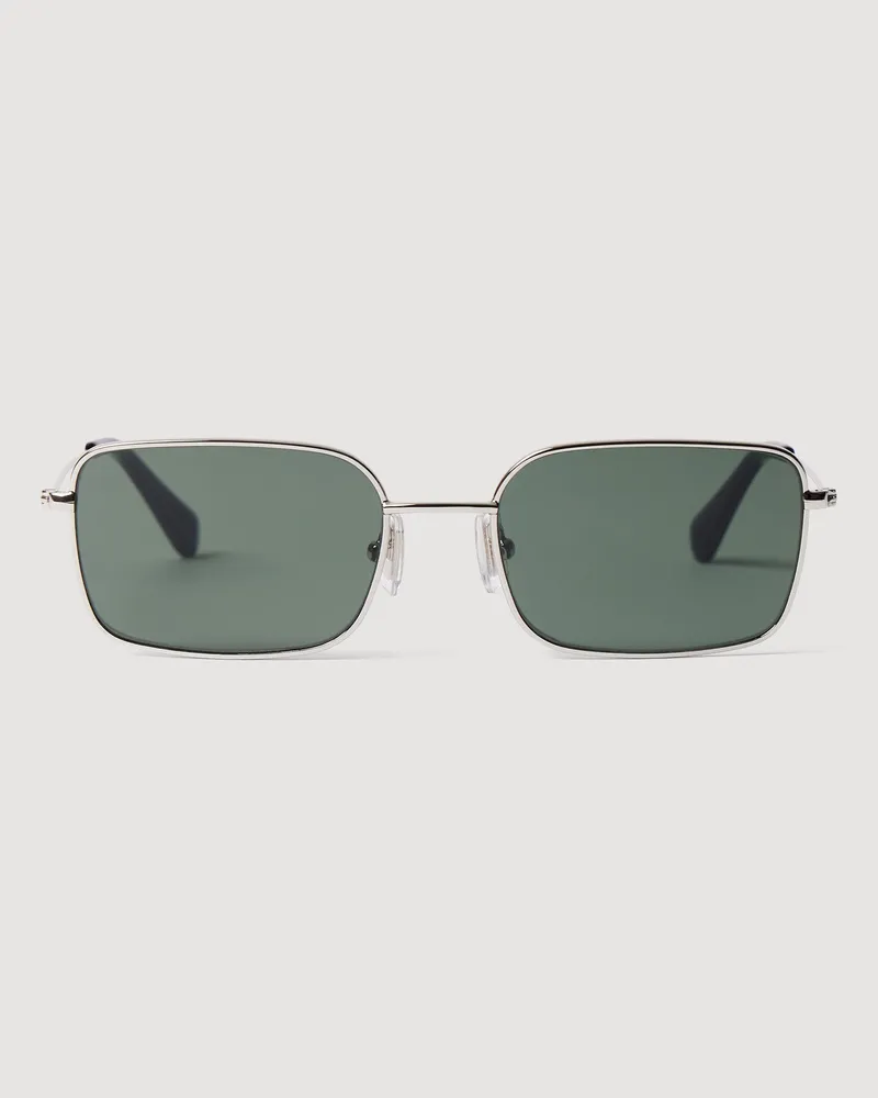 Sandro Rechteckige Sonnenbrille Silber