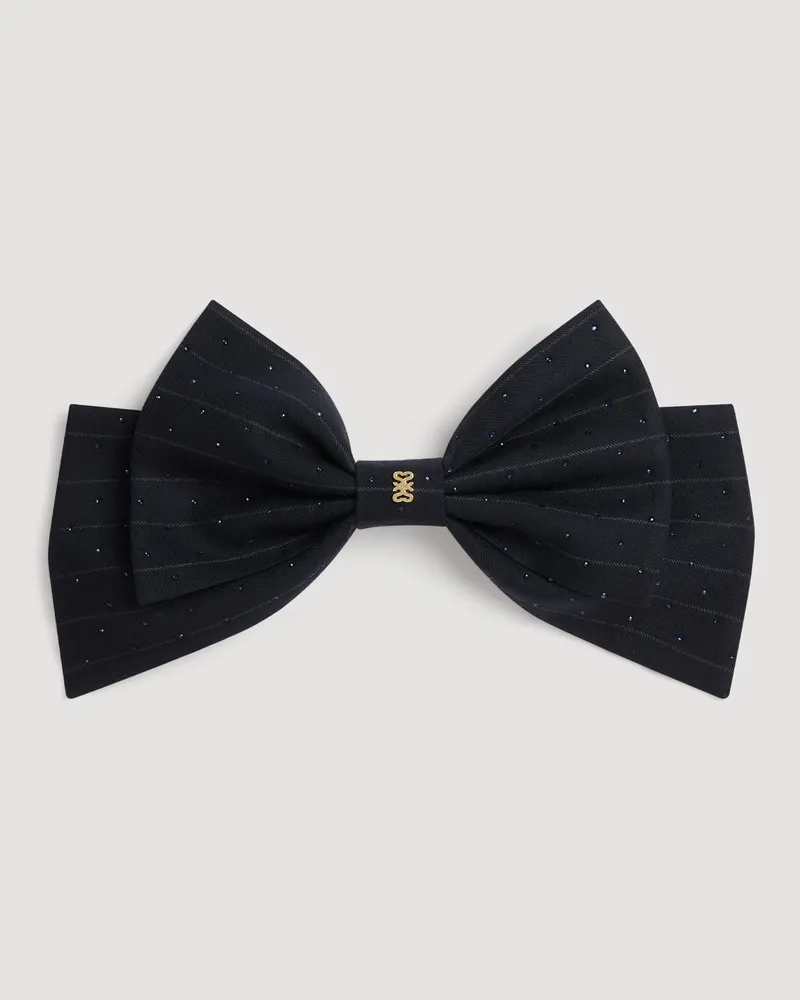 Sandro Haarspange mit Strass-Schleife Marine