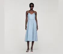 Langes Kleid mit Pailletten