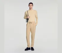 Gerade Hose mit Gummibund