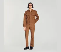 Denim-Blouson mit Square Cross