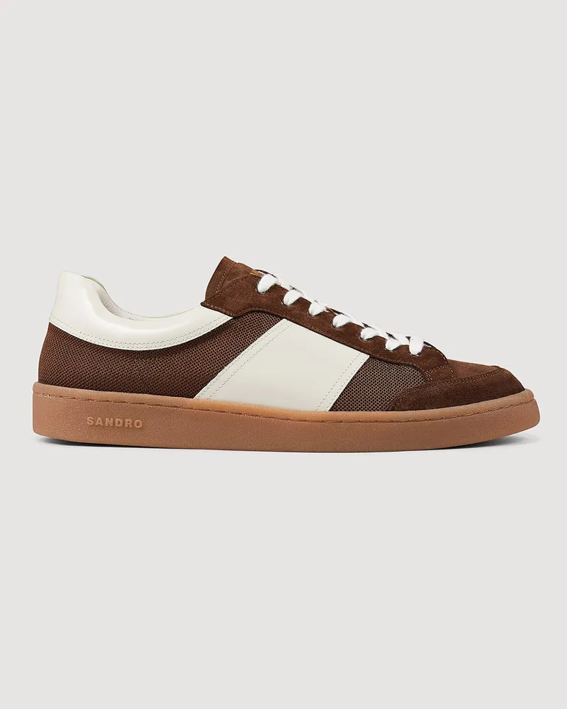 Sandro Niedrige Sneakers Dunkel-braun