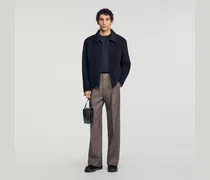 Wollblouson mit Reißverschluss