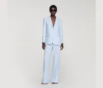 Gestreifter Blazer mit Pailletten