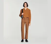 Jeans mit Square-Cross-Motiv