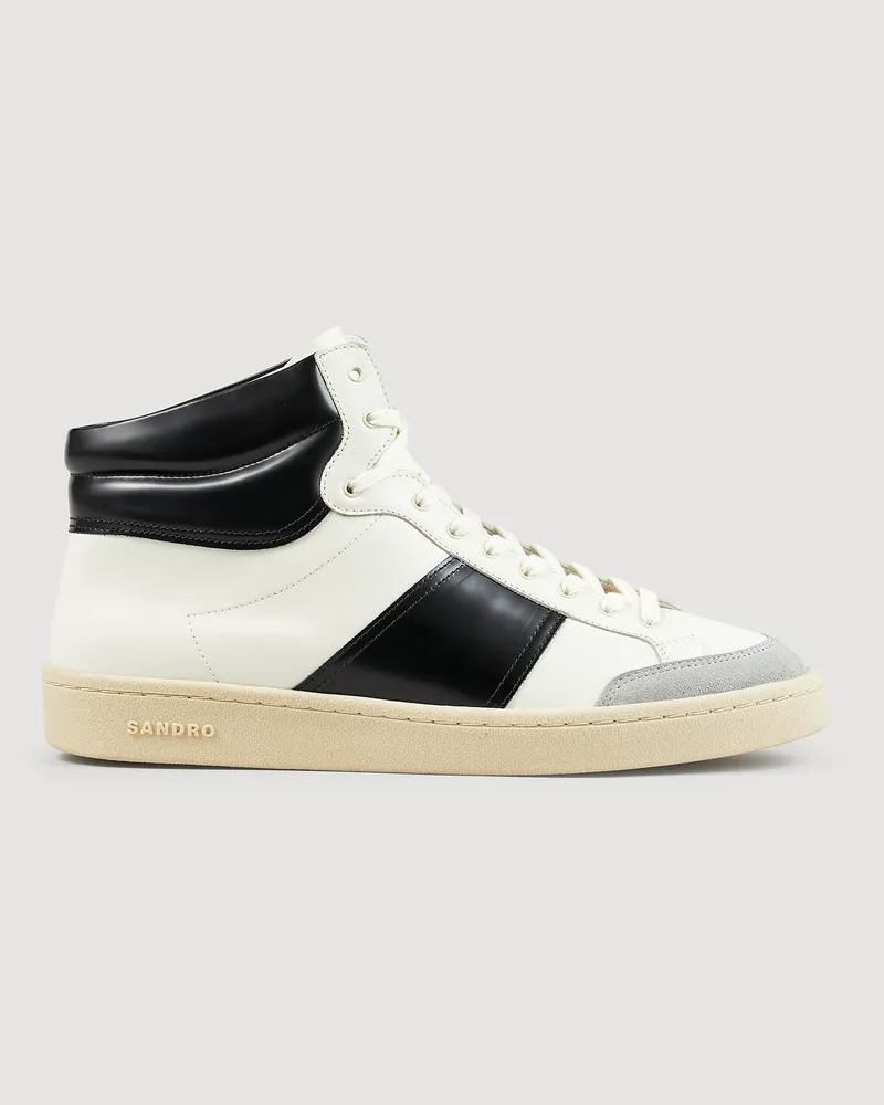 Sandro Mittelhohe Sneakers Schwarz