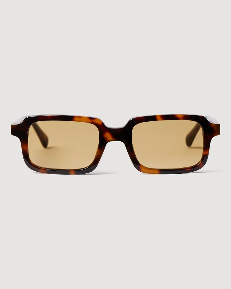 Sandro Lunettes de soleil rectangulaires Tortoise
