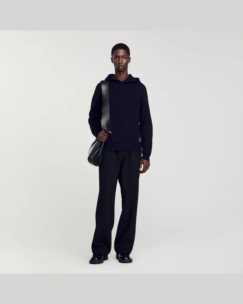 Sandro Hoodie mit Kapuze Marine