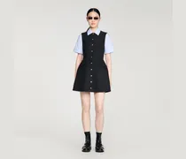 Kurzes Kleid im 2-in-1-Look