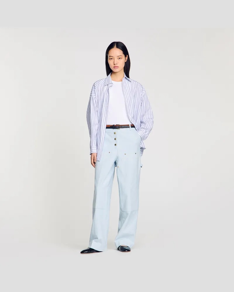 Sandro Carpenter-Jeans Hell-blau