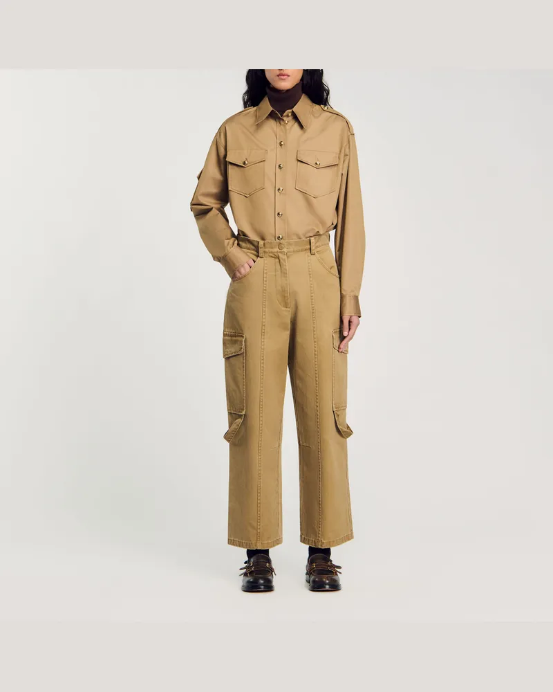 Sandro Cargohose Khaki