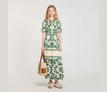Langes Kleid mit Blumenprint
