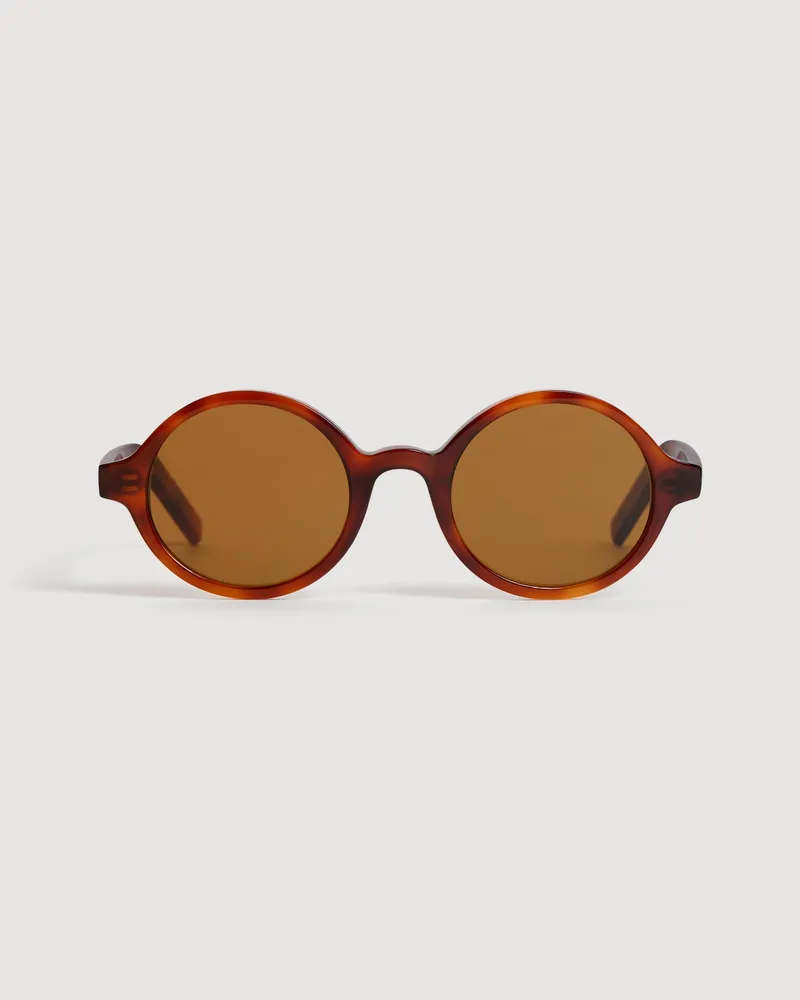 Sandro Ovale Sonnenbrille Schildpatt