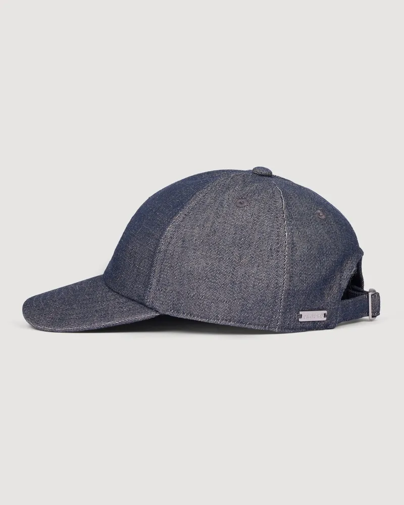 Sandro Denim-Kappe mit Logo Chambray