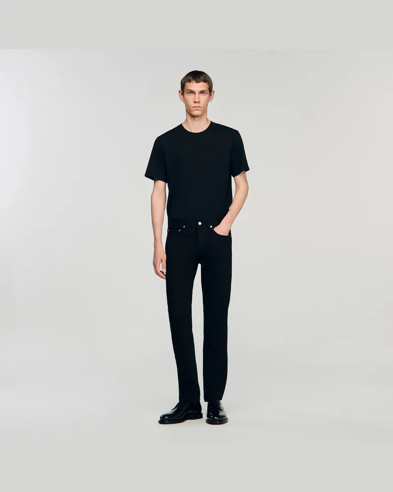 Sandro Slim-Jeans Black-denim