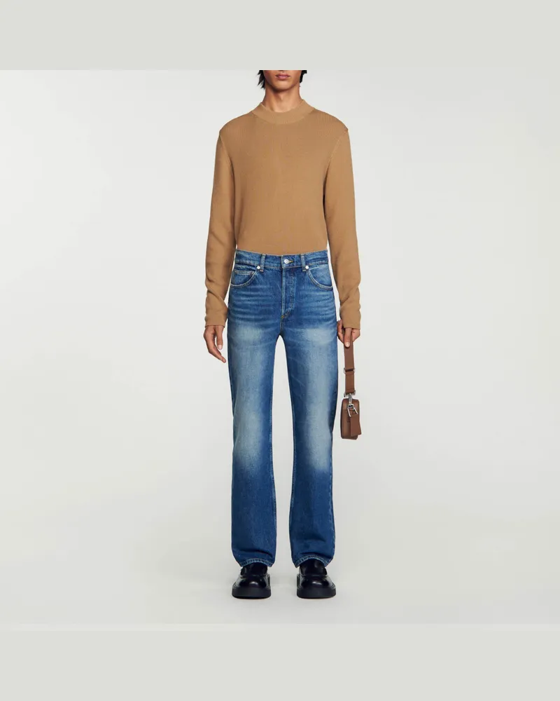 Sandro Verwaschene Jeans Blue-vintage-denim