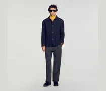 Worker-Blouson aus Wolle