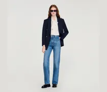 Verwaschene Flared Jeans
