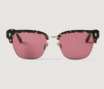 Acetat-Sonnenbrille mit Logo