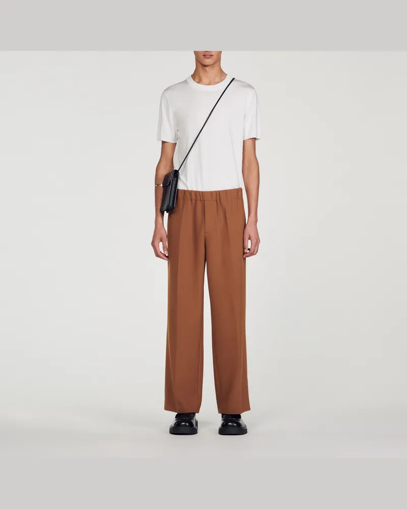 Sandro Weite Hose Karamell