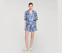 Kurze Shorts mit Blumenprint