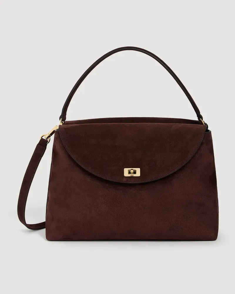 Sandro Tasche LE GRAND BAZAAR aus Leder Braun