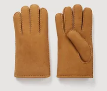 Wildleder- und Lammfellhandschuhe