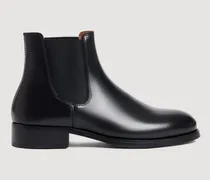 Chelsea-Boots aus Glattleder