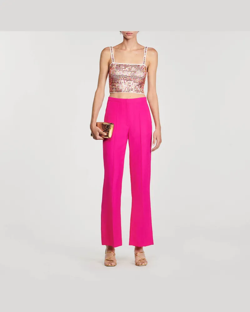 Sandro Weite Hose Fushia