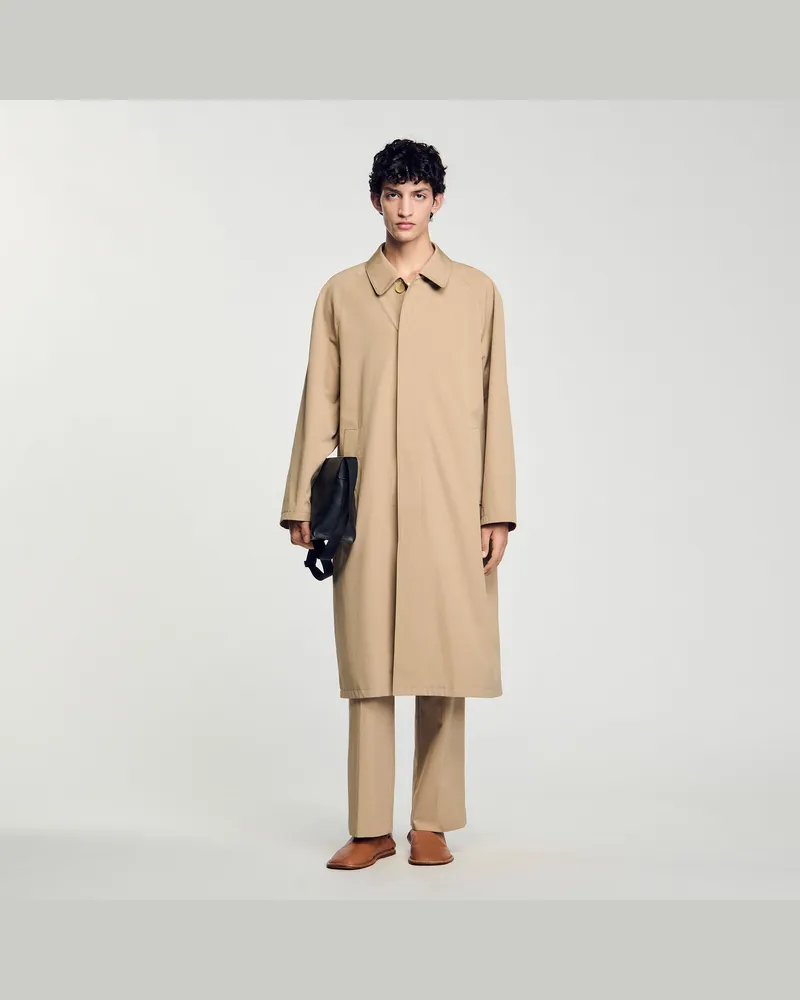 Sandro Langer Mantel Sable.