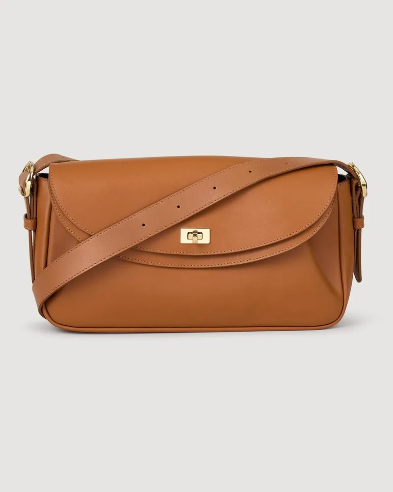 Sandro Tasche Le Mambo aus Glattleder Kamel