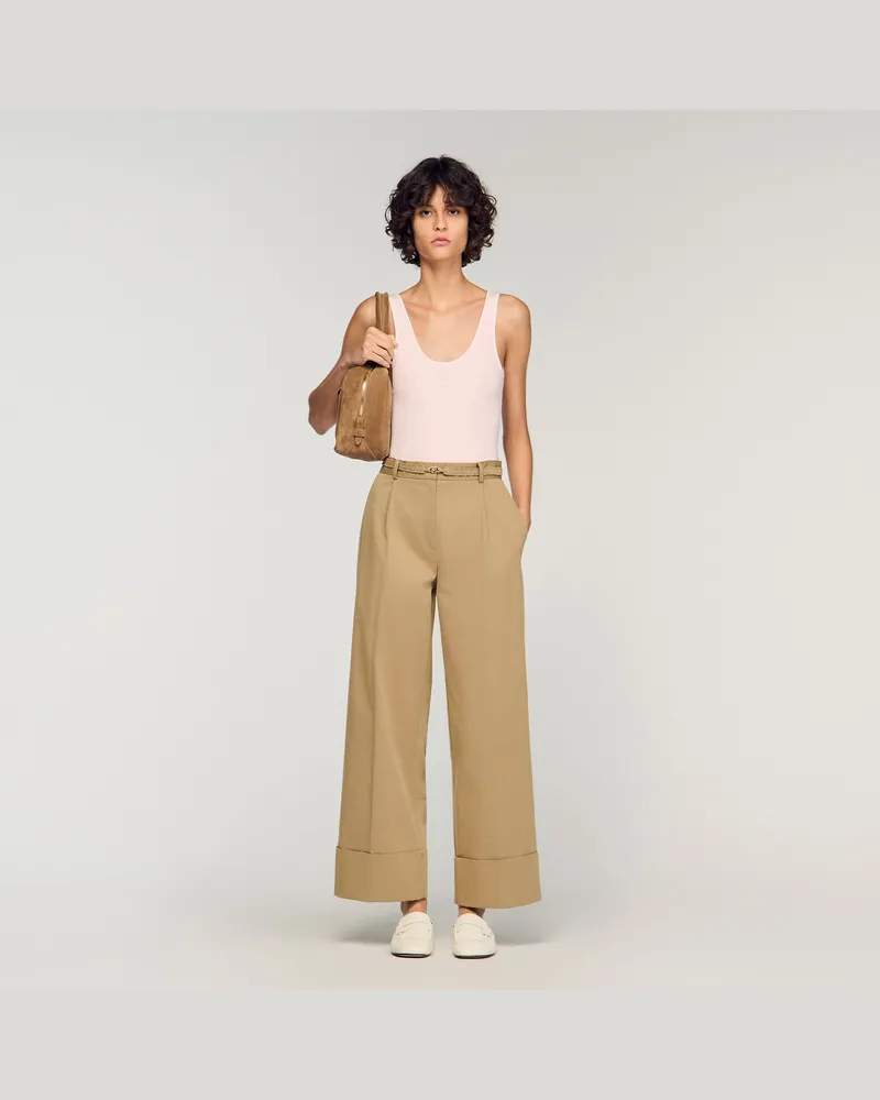 Sandro Anzughose Beige