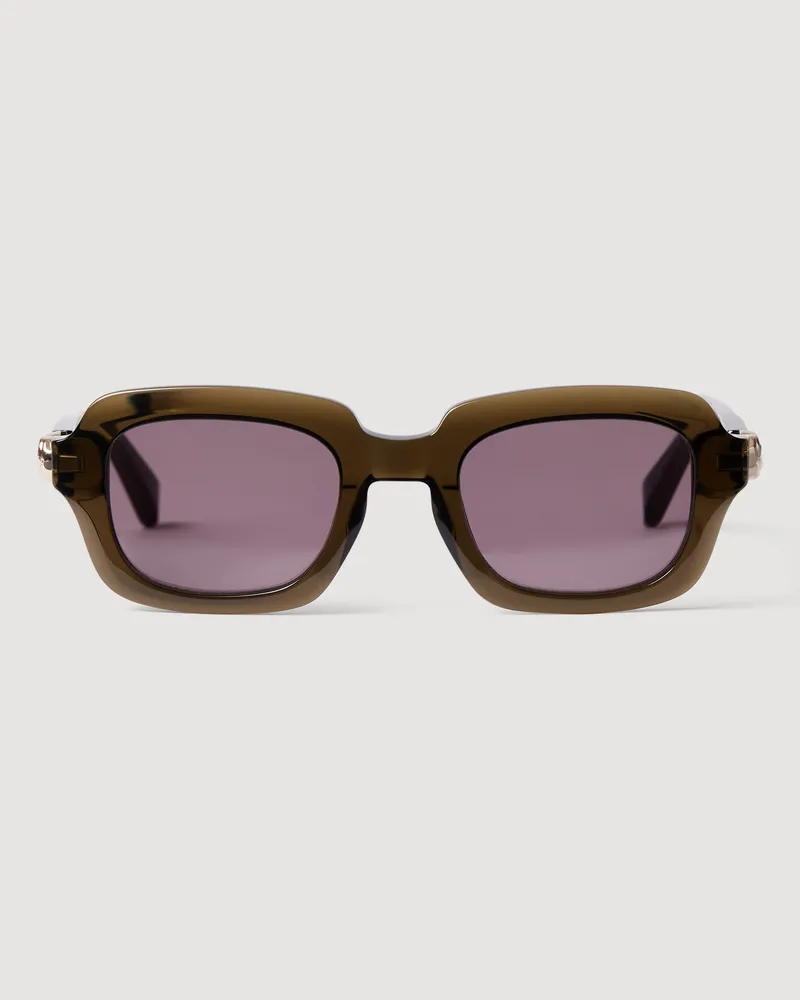 Sandro Sonnenbrille mit Logodetails Schwarz