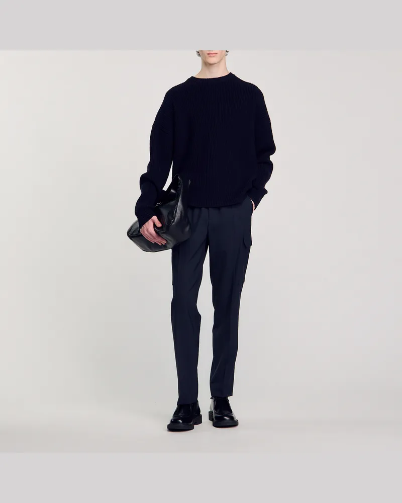 Sandro Cargohose Bleu