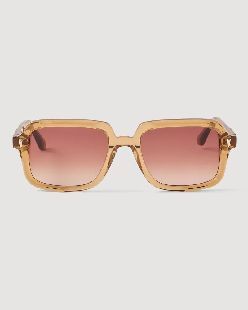 Sandro Sonnenbrille mit dünnen Bügeln Karamell