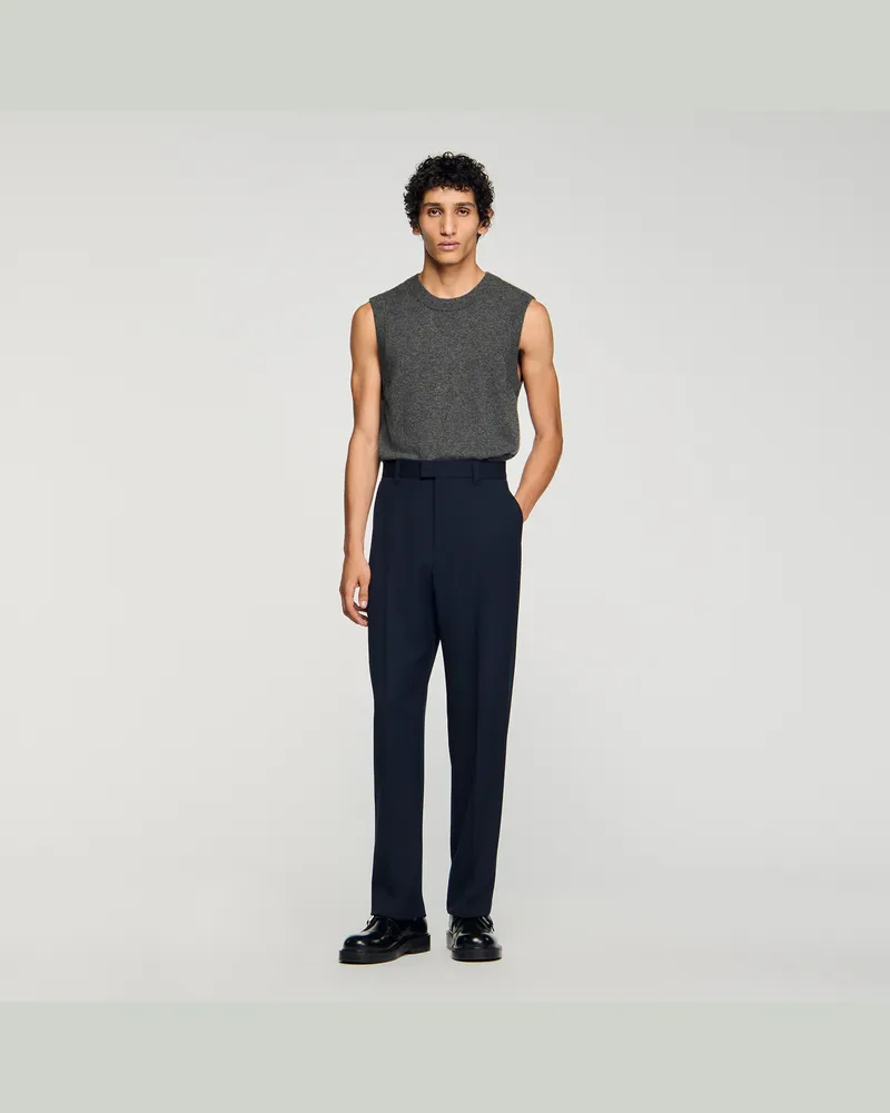 Sandro Weite Hose Marine
