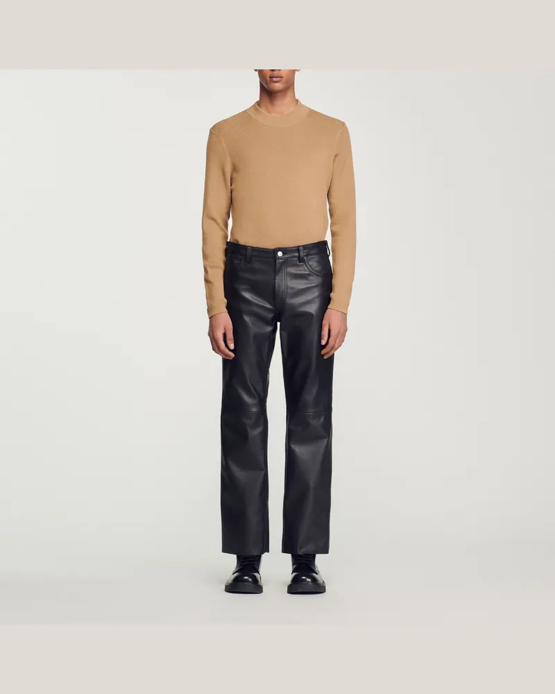 Sandro Strickpullover Kamel